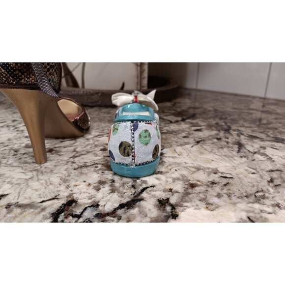 2 X Adorable Elaborate Shoe Ring Jewlery Holders. Exquisitely Crafted Accessory - Picture 14 of 16